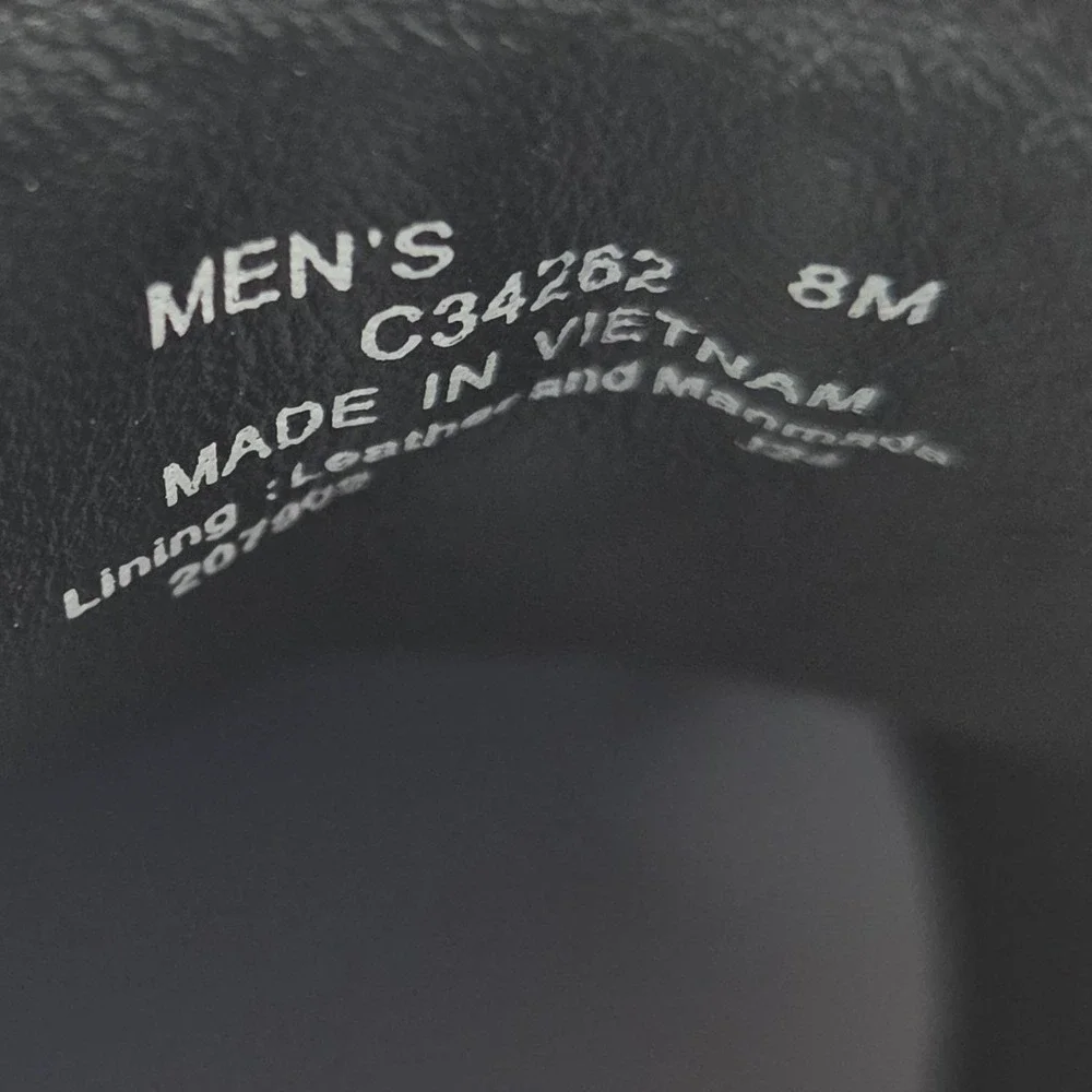 Cole Haan ME Wingtip Oxford Dress Shoes Mens 8 Black Leather Waterproof NEW